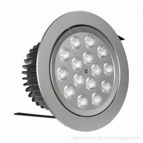 LED Downlight with 100 to 240V Working Voltage and 25W Power Consumption, 1,957lm Luminous Flux